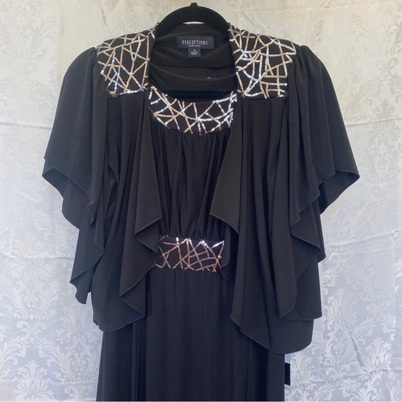 Little Black Dress, 🍁🎄Sequins with bonus Crop Jacket. - Picture 4 of 6